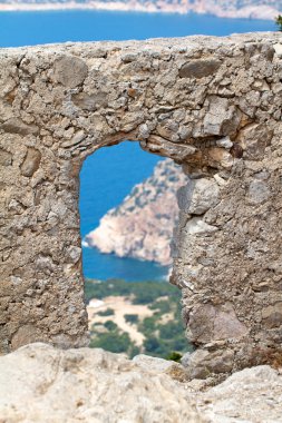 antik kalıntılar rhodes island, Yunanistan