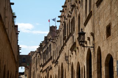 Yunanistan 'ın Ortaçağ kenti Rodos