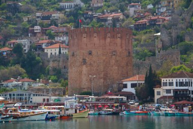 Kızıl kule (kırmızı Kulesi), inturkish şehir Alanya