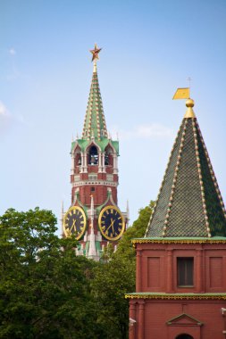 kurtarıcı (işçinin) Moskova Kulesi kremlin, Rusya Federasyonu.