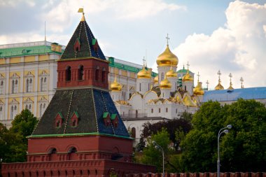 Moskova kremlin duvarı