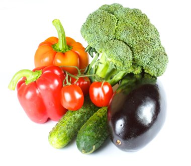 Fresh and juicy vegetables clipart