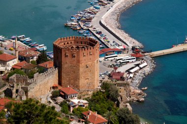 Kızıl kule (kırmızı Kulesi), inturkish şehir Alanya