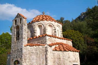 Rodos, Yunanistan, geleneksel Yunan Ortodoks çelenk