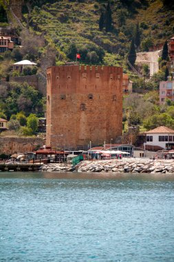 Kızıl kule (kırmızı Kulesi), inturkish şehir Alanya