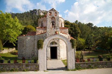 Rodos, Yunanistan, geleneksel Yunan Ortodoks çelenk