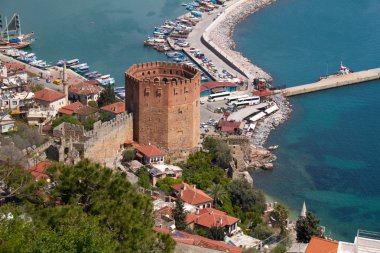 Kızıl kule (kırmızı Kulesi), inturkish şehir Alanya