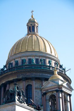 Saint-petersburg, Rusya Federasyonu. st.isaac's Katedrali'nin kubbesi