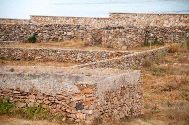 antik kalıntılar rhodes island, Yunanistan