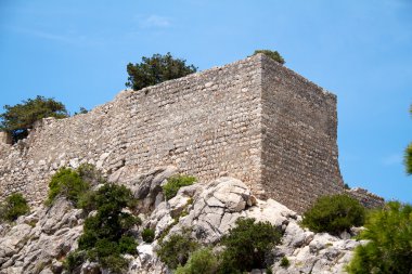 antik kalıntılar rhodes island, Yunanistan