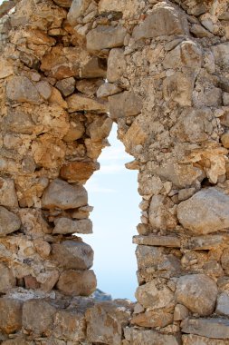 antik kalıntılar rhodes island, Yunanistan