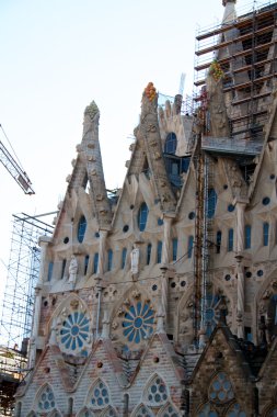 Barcelona, İspanya - 23 Mayıs: la sagrada familia - etkileyici c