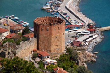 Kızıl kule (kırmızı Kulesi), inturkish şehir Alanya