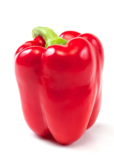 Red sweet pepper on a white background — Stock Photo, Image
