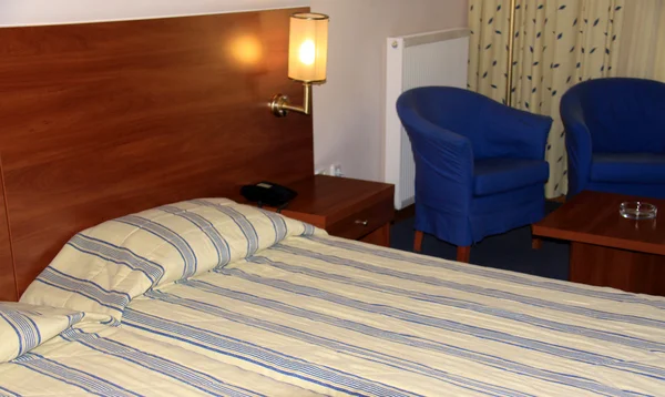 Normal otel odası - çift — Stok fotoğraf