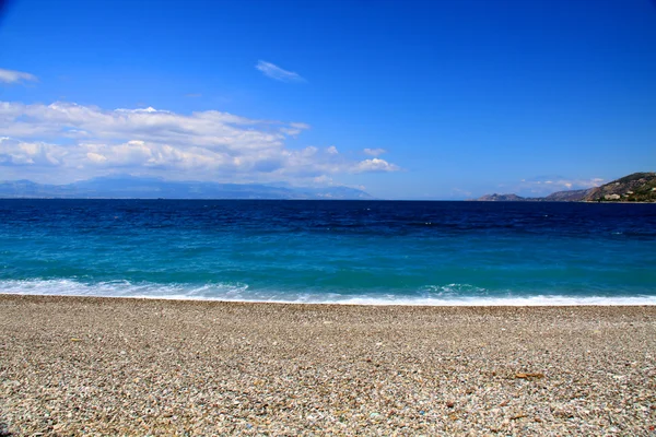 在希腊萨摩斯岛上海滩 — 图库照片