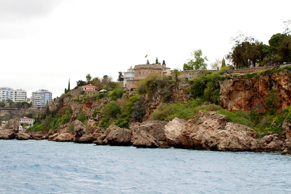 Antiga vista mar de Antalya — Fotografia de Stock