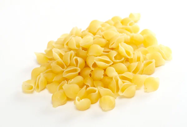 stock image Dried italian pasta on white background