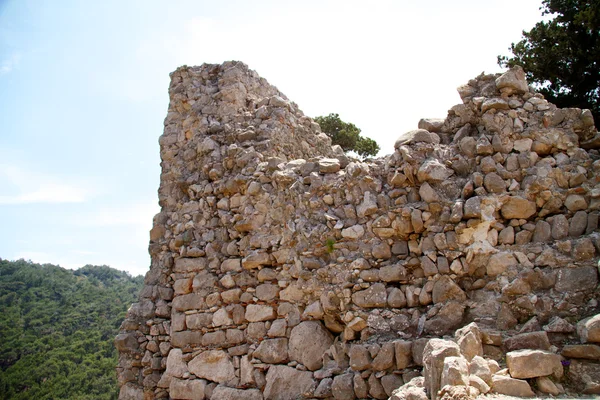 stock image Ancient ruins on Rhodes island, Greece