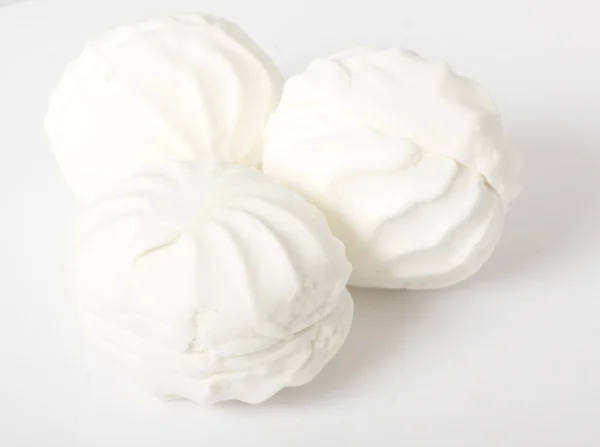 Elszigetelt marshmallow sütemények — Stock Fotó