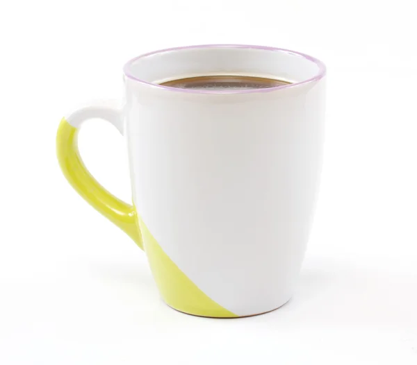 Cup on coffee a white background — Stock Photo, Image