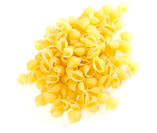 Stock image Dried italian pasta on white background