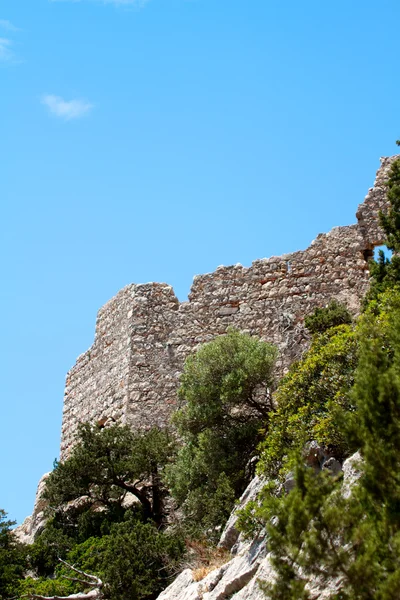 stock image Ancient ruins on Rhodes island, Greece