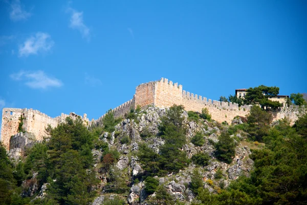 Uitzicht op Alanya kasteel — Stockfoto