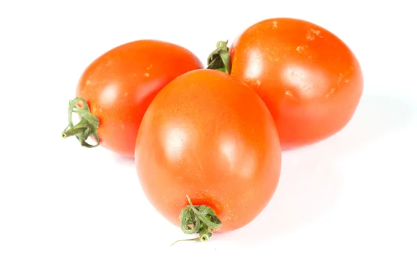 Three beautiful fresh tomato — Stock Photo, Image