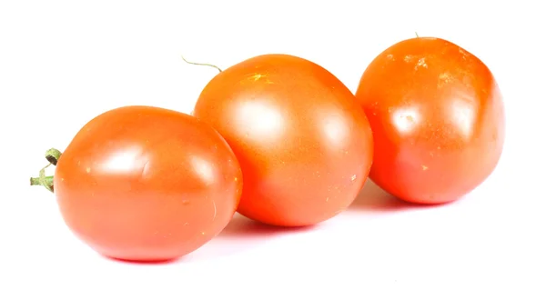 3 개의 아름 다운 신선한 토마토 — 스톡 사진