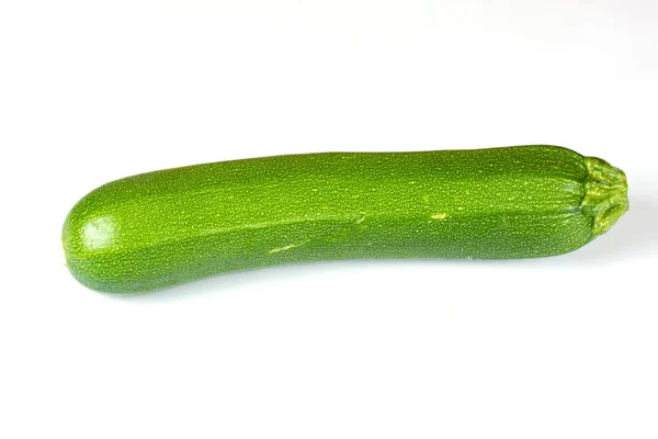 Zucchini auf weißem Hintergrund — Stockfoto