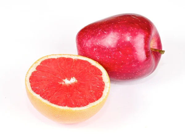 stock image Ripe orange grapefruit isolated