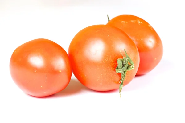 Drei schöne frische Tomaten — Stockfoto