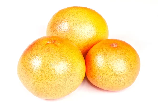 Érett narancs grapefruit elszigetelt — Stock Fotó