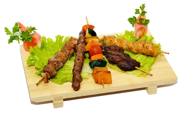 烧烤-日本传统食品μπάρμπεκιου - Ιαπωνία παράδοση τροφίμων — Φωτογραφία Αρχείου