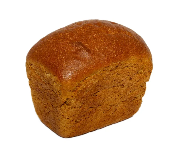 Brød af rugbrød, isoleret - Stock-foto