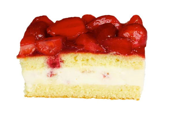 stock image Cake with strawberry topping