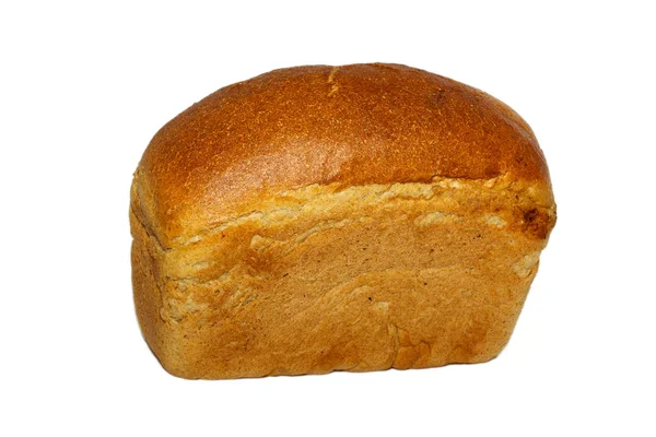 Hele rogge brood geïsoleerd — Stockfoto