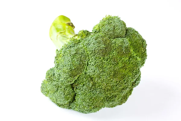 Friss, nyers, zöld brokkoli darab, vágott — Stock Fotó