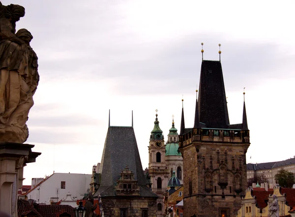 Vecchia Praga vista sulla città — Foto Stock