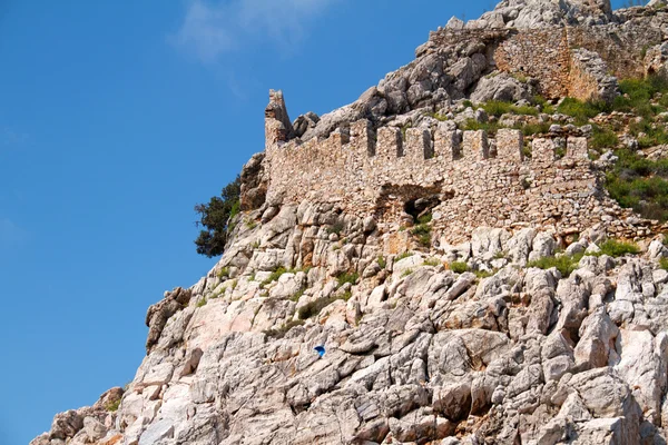 Alanya 성곽 보기 — 스톡 사진