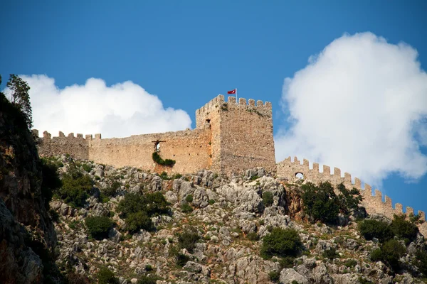 Alanya castelo vista — Fotografia de Stock