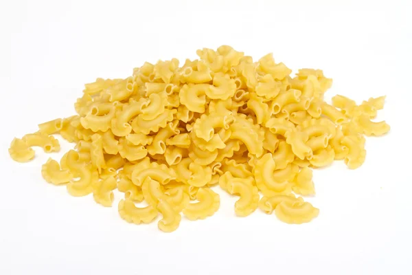 stock image Close up of a dried italian pasta on white background