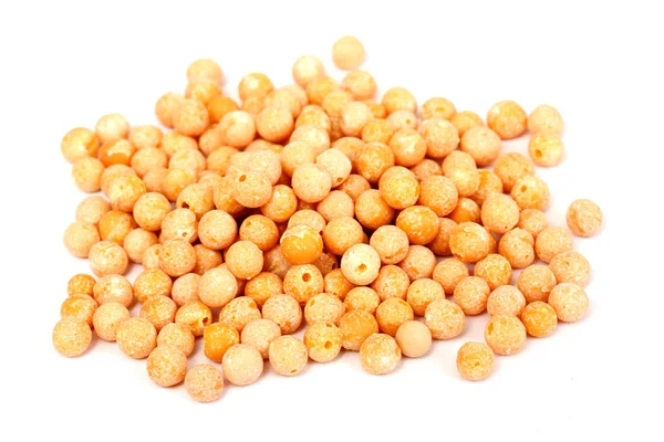 Malá hrstka Vicia. fazole izolovaných na bílém poz — Stock fotografie