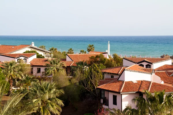 在土耳其沿地中海豪华公寓 — 图库照片