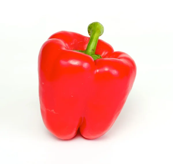 Bright red pepper isolated on white. — Stock Photo, Image