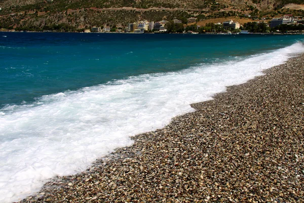 Playa en la isla de Samos, Grecia — Foto de Stock