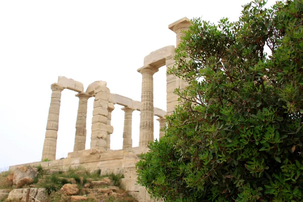 El Templo de Poseidón en Sounion Grecia — Foto de Stock