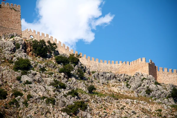 阿拉尼亚城堡视图 — 图库照片