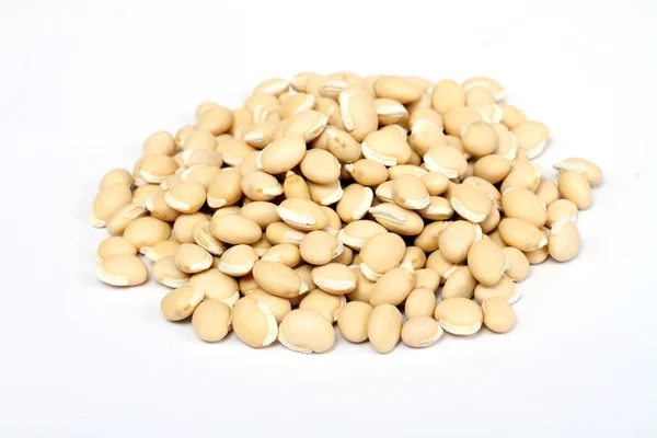 Pile soybean on background — Stock Photo, Image